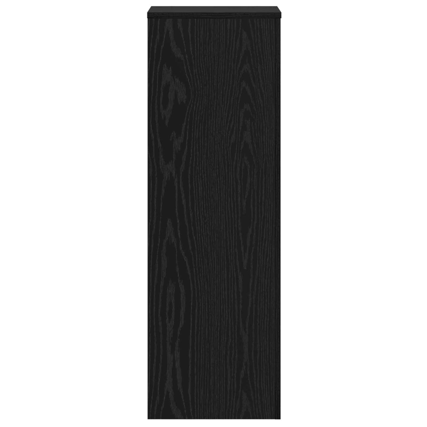 Supporto per piante 2 pz Rovere Nero 33 x 33 x 100 cm | homemem39