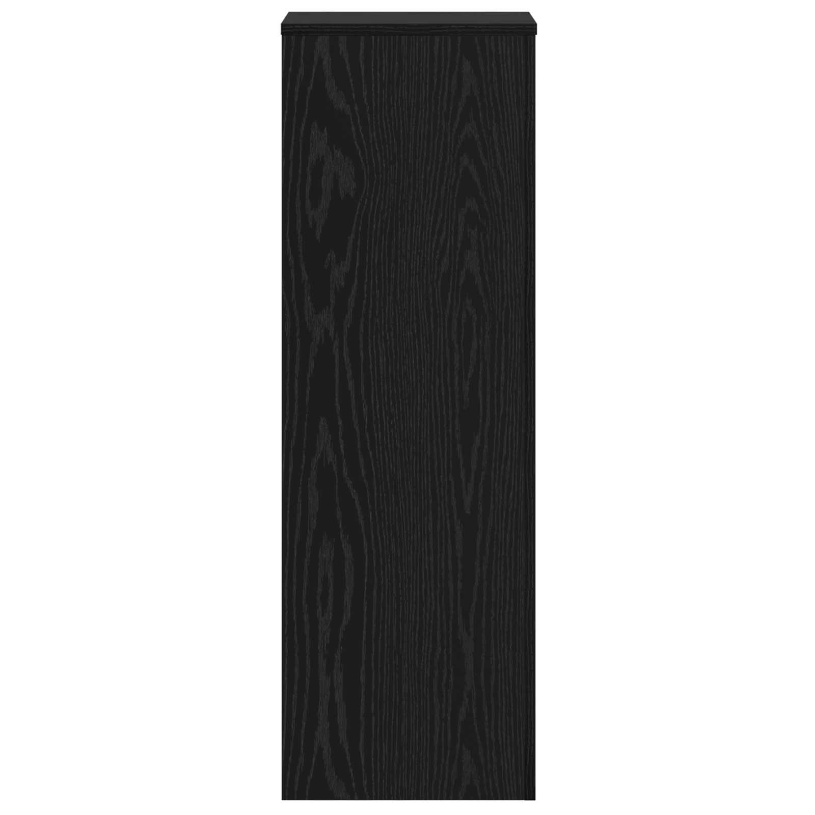 Supporto per piante 2 pz Rovere Nero 33 x 33 x 100 cm | homemem39