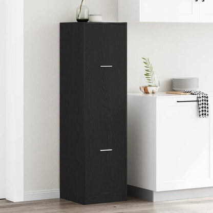 Armadio da Apoteca Rovere nero 40 x 41 x 144.5 cm | homemem39