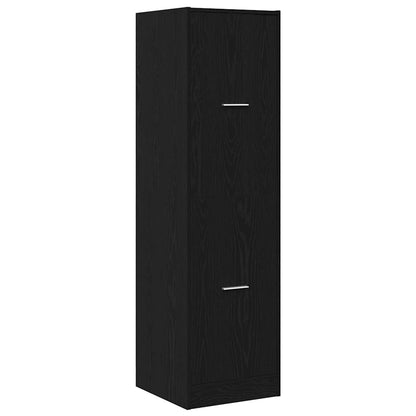Armadio da Apoteca Rovere nero 40 x 41 x 144.5 cm | homemem39