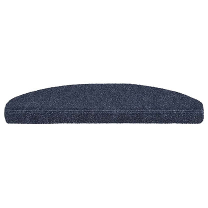 Tappetini per scale autoadesivi 20 pz 65x21x4 cm blu semicircolari grandi | homemem39