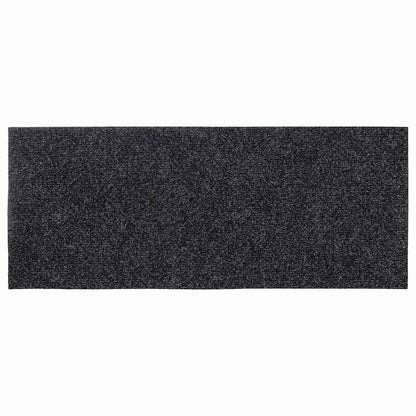 Tappetini per scale autoadesivi 30 pz 60x25 cm Grigio Scuro rettangolari | homemem39