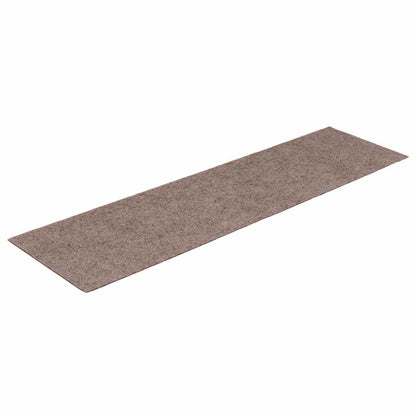 Tappetini per scale autoadesivi 30 pz 76x20 cm marrone chiaro rettangolari