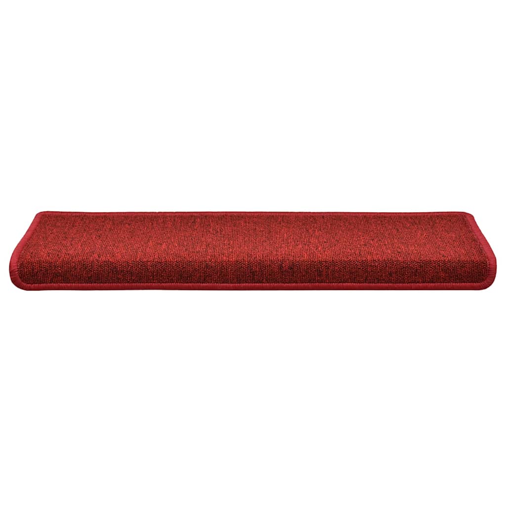 Tappetini per scale 30 pz 65x21x4 cm Rossi rettangolare | homemem39