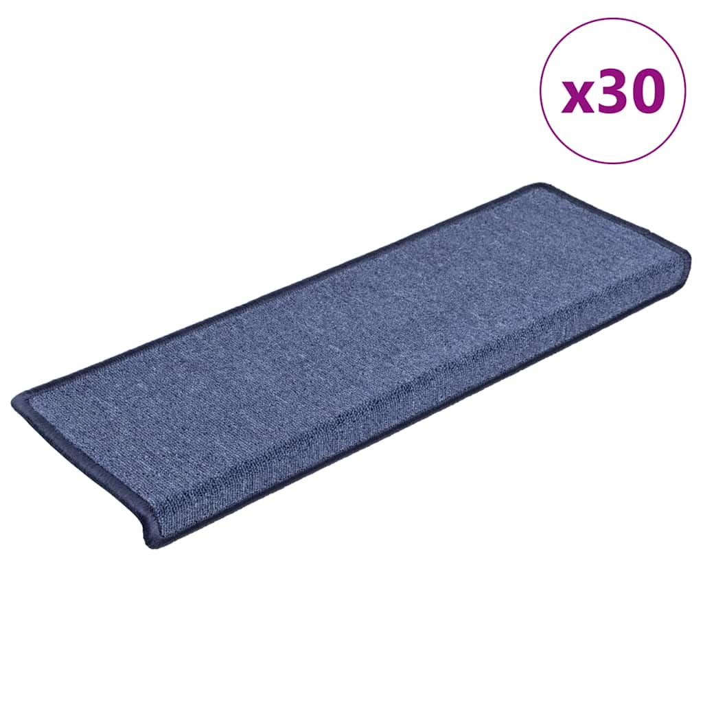 Tappetini per scale 30 pz 65x21x4 cm Bordo rettangolare