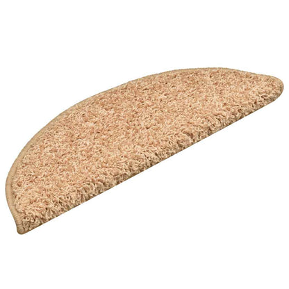 Tappetini per scale 30 pz 56x17x3 cm Oro Semicircolari | homemem39