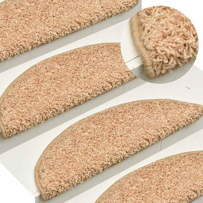 Tappetini per scale 30 pz 56x17x3 cm Oro Semicircolari | homemem39