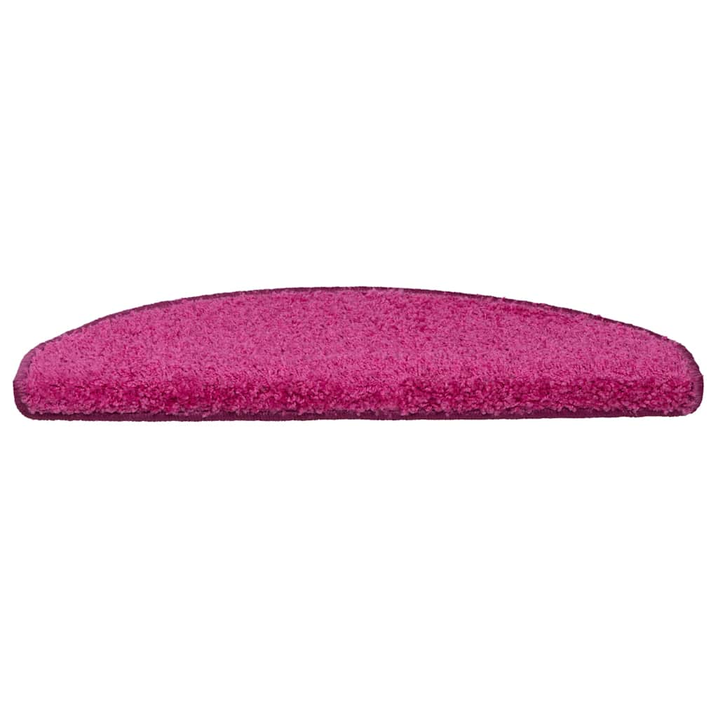 Tappetini per scale 30 pz 65x21x4 cm rosa semicircolari grandi | homemem39