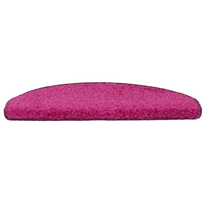 Tappetini per scale 30 pz 65x21x4 cm rosa semicircolari grandi | homemem39