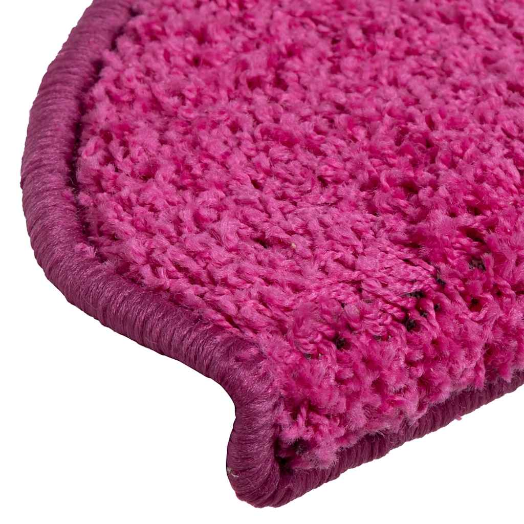 Tappetini per scale 30 pz 65x21x4 cm rosa semicircolari grandi | homemem39