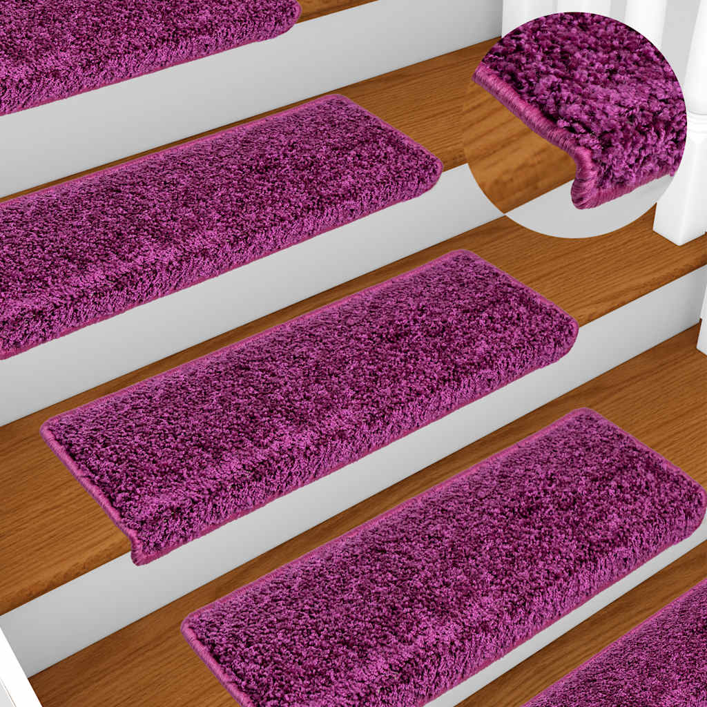 Tappetini per scale 30 pz 65x21x4 cm Bordo rettangolare