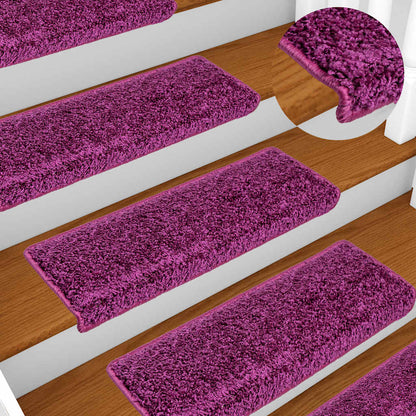 Tappetini per scale 30 pz 65x21x4 cm Bordo rettangolare