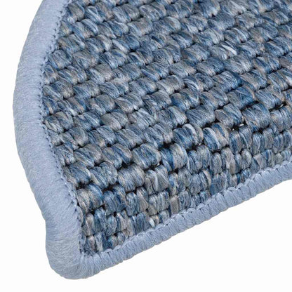 Tappeti Autoadesivi per Scale Aspetto Sisal 30pz 56x17x3 cm Blu