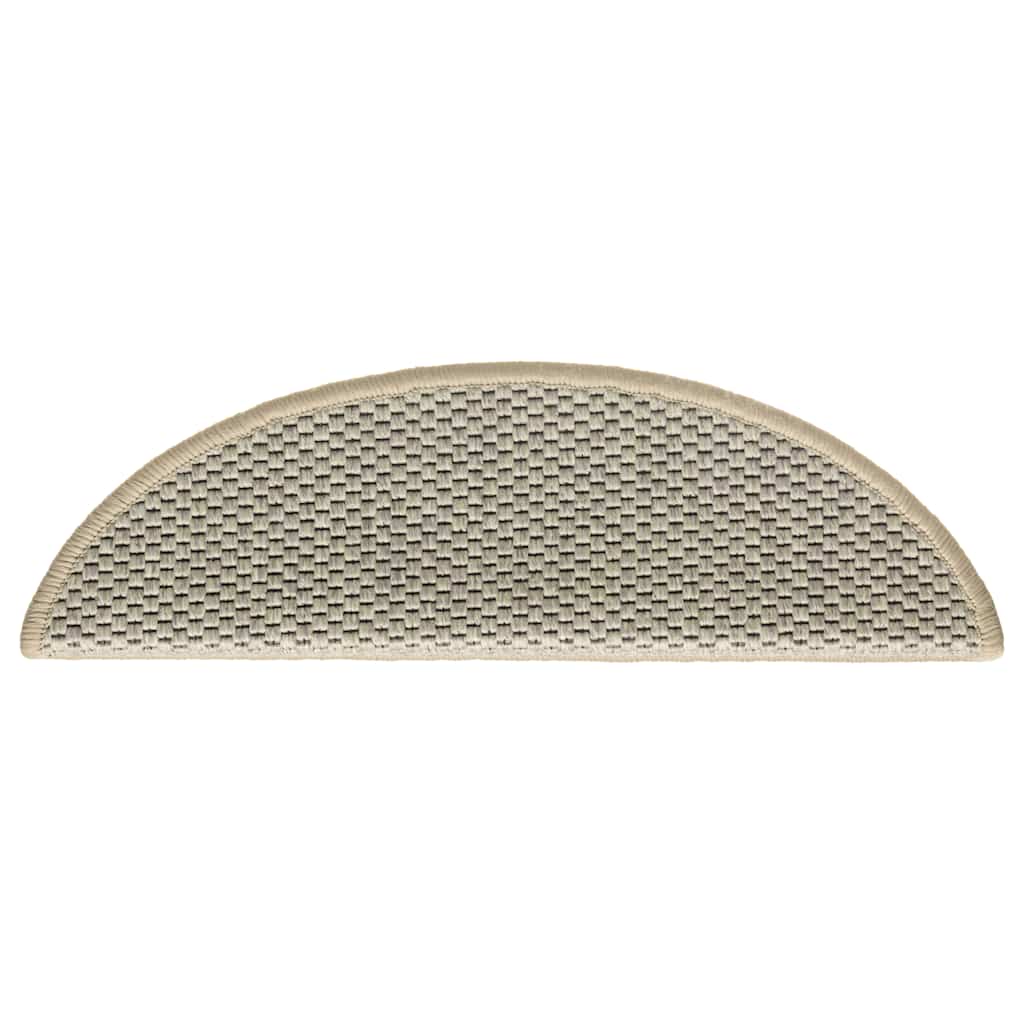 Tappeti Adesivi Scale Aspetto Sisal 30pz 56x17x3cm Verde Chiaro | homemem39