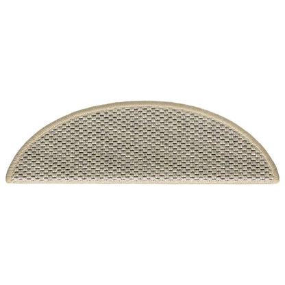 Tappeti Adesivi Scale Aspetto Sisal 30pz 56x17x3cm Verde Chiaro | homemem39