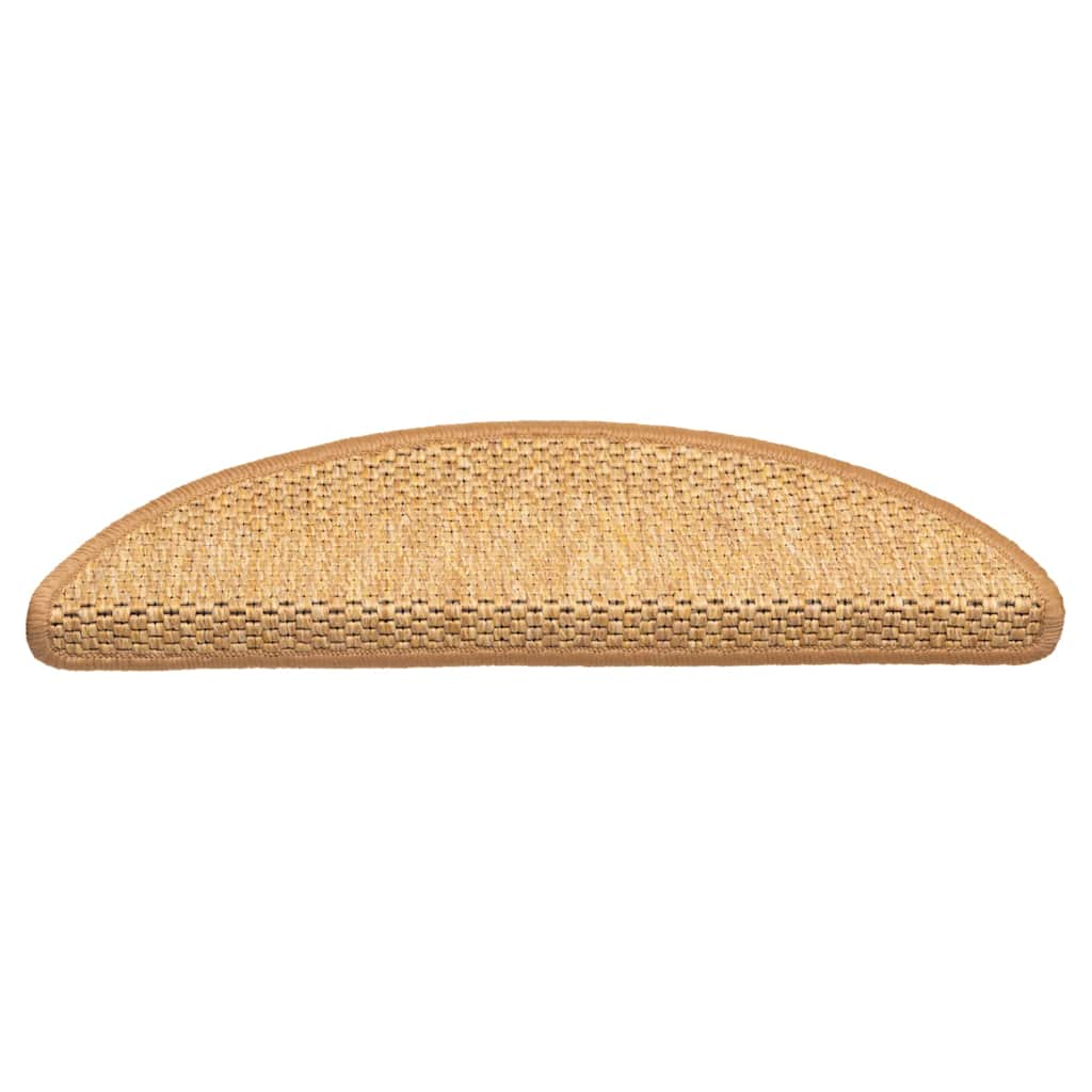 Tappeti Autoadesivi Scale Aspetto Sisal 30 pz 56x17x3 cm Sisal | homemem39