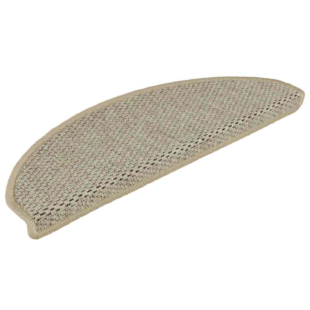 Tappeti Adesivi Scale Aspetto Sisal 30pz 65x21x4cm Verde Chiaro | homemem39