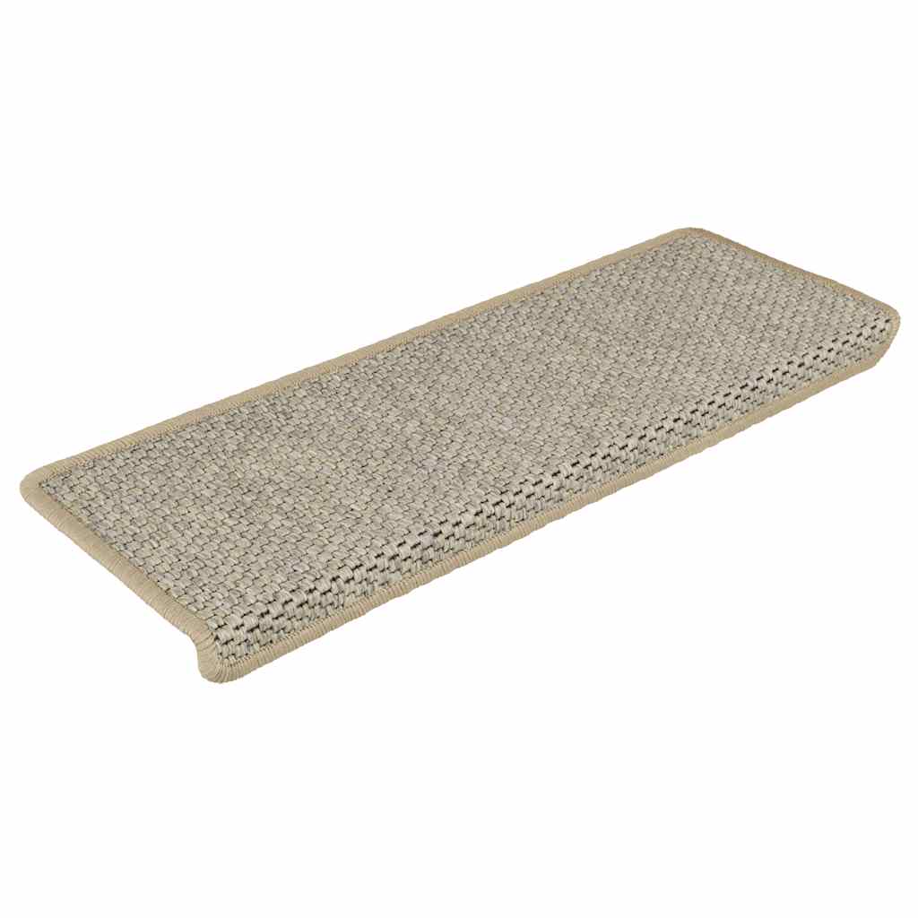 Tappeti Autoadesivi Scale Aspetto Sisal 30 pz 65x21x4 cm Verde Chiaro | homemem39