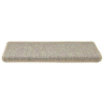 Tappeti Autoadesivi Scale Aspetto Sisal 30 pz 65x21x4 cm Verde Chiaro | homemem39