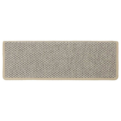 Tappeti Autoadesivi Scale Aspetto Sisal 30 pz 65x21x4 cm Verde Chiaro