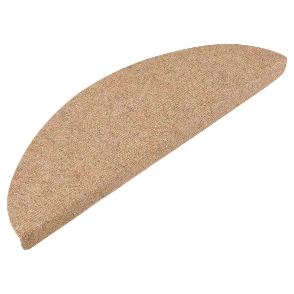 Tappetini Autoadesivi per Scale 30 pz Beige 56x17x3 cm | homemem39
