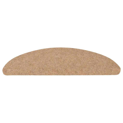 Tappetini Autoadesivi per Scale 30 pz Beige 56x17x3 cm | homemem39