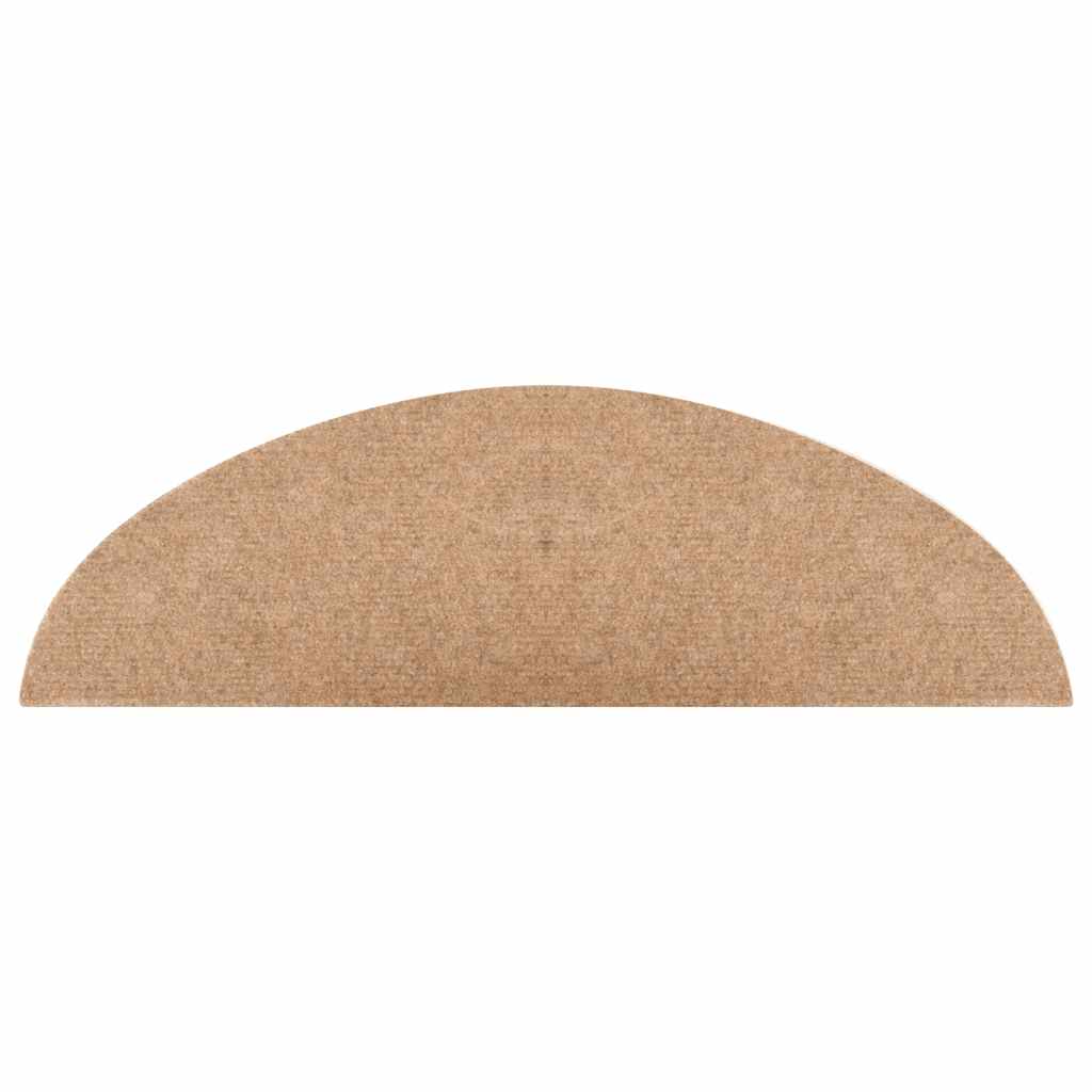 Tappetini Autoadesivi per Scale 30 pz Beige 56x17x3 cm | homemem39