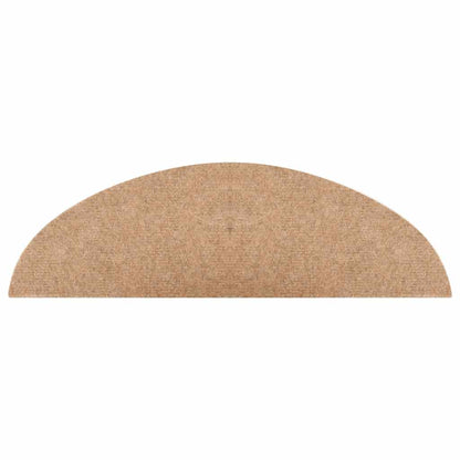 Tappetini Autoadesivi per Scale 30 pz Beige 56x17x3 cm | homemem39