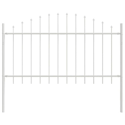 Recinzione per Giardino 7 pcs Bianco 170 x 140 cm