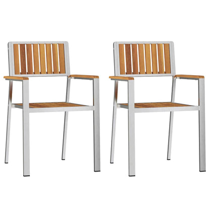 Setdapranzodagiardino Marrone Acacia solida