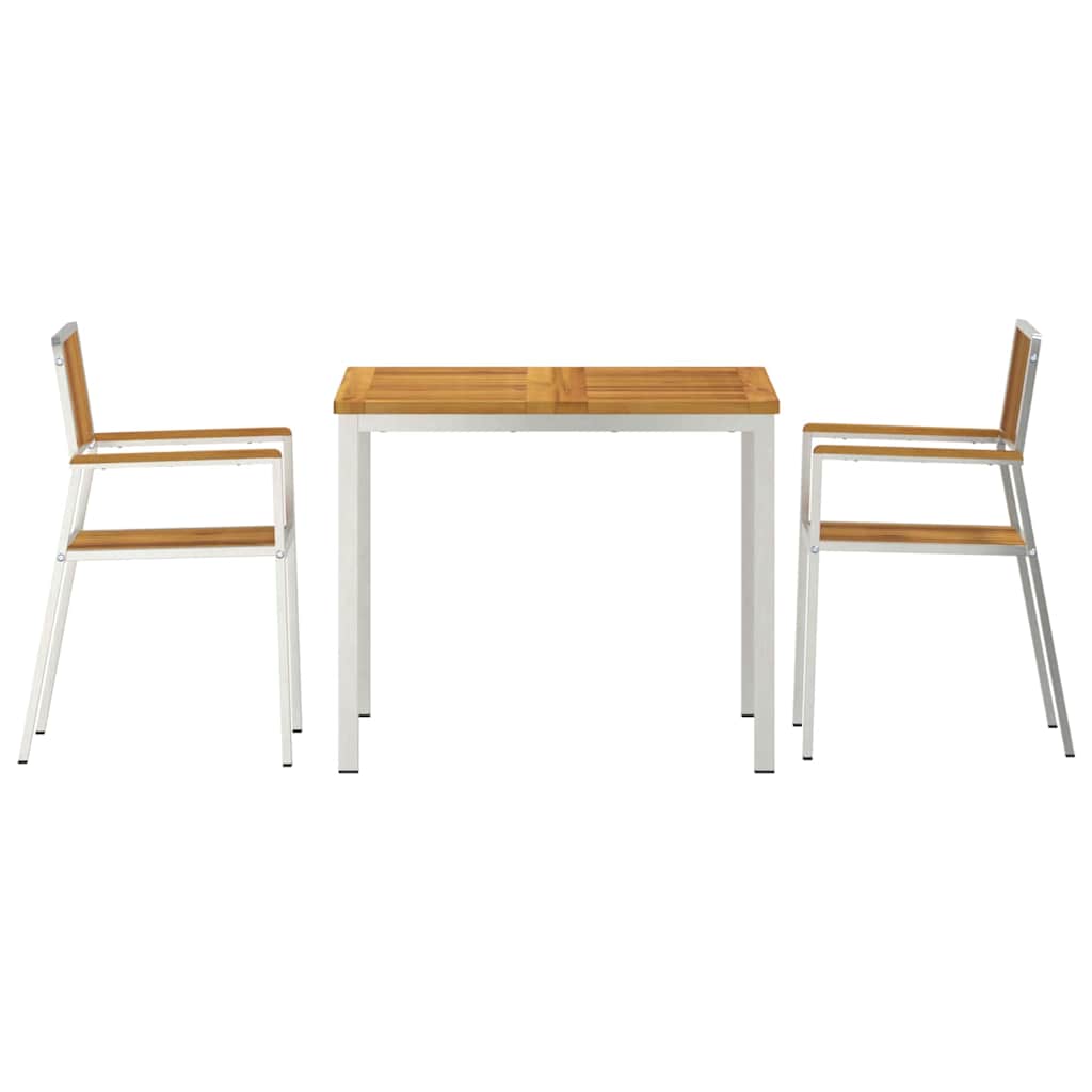 Setdapranzodagiardino Marrone Acacia solida