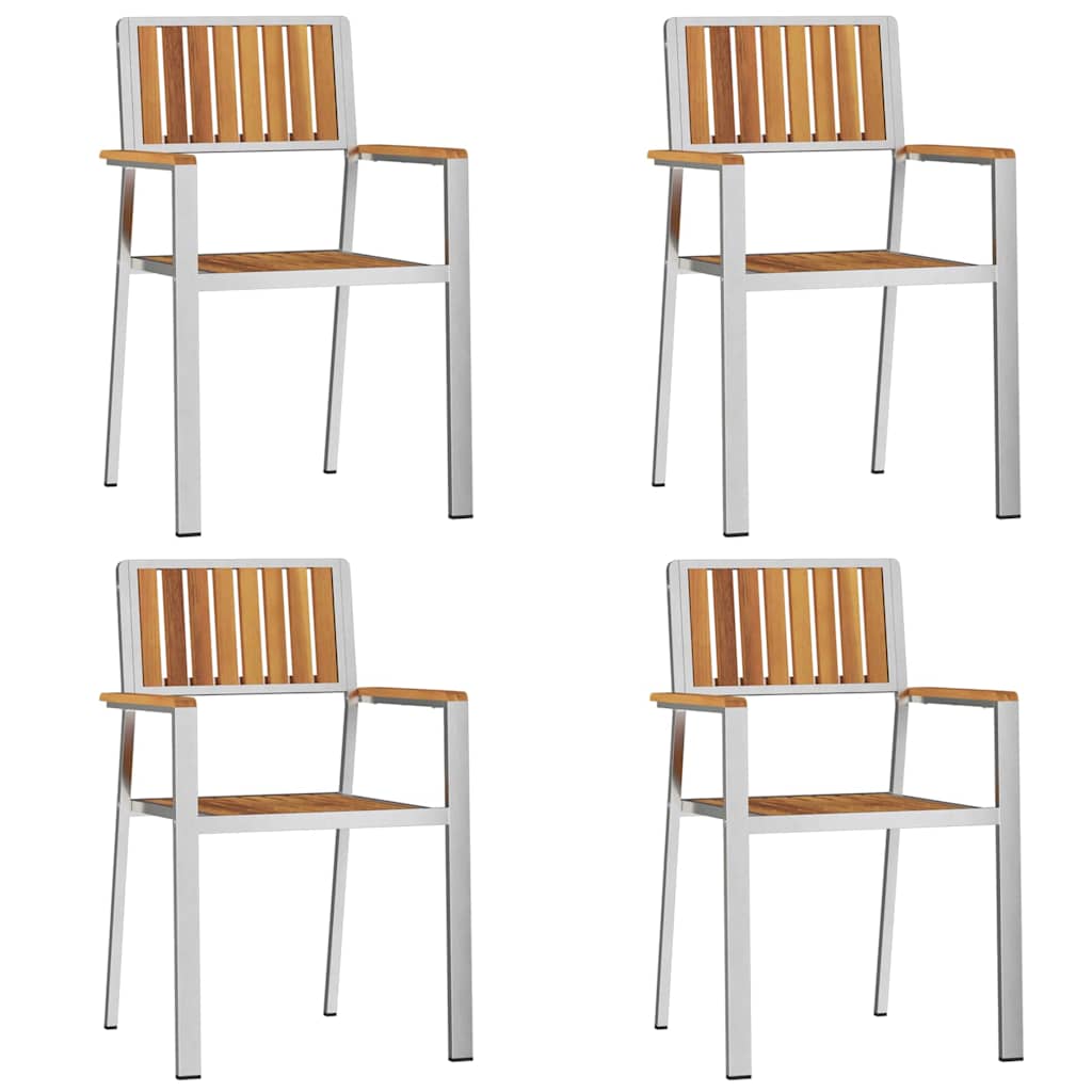 Setdapranzodagiardino Marrone Acacia solida