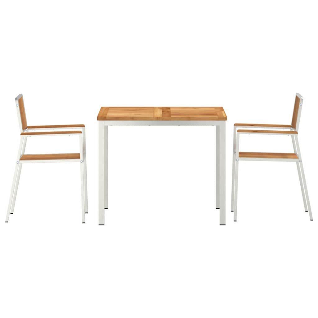 Setdapranzodagiardino Marrone Teak solido