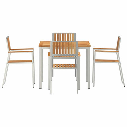 Setdapranzodagiardino Marrone Teak solido