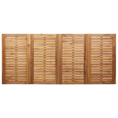 Set da Pranzo per Giardino 9 pcs Legno Massello di Acacia