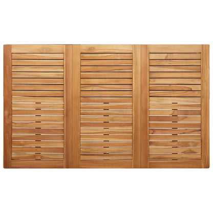 Set da Pranzo per Giardino 7 pcs Legno massiccio di teak
