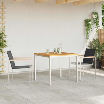 Set da Pranzo per Giardino 3 pcs Legno massiccio di teak