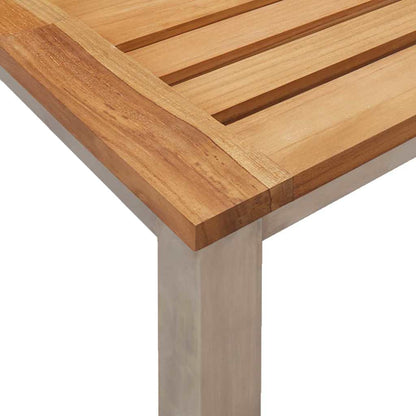 Set da Pranzo per Giardino 3 pcs Legno di Acacia Massello | homemem39