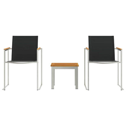 Set da pranzo per esterni 3 pcs Legno massello di teak