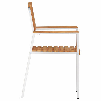 SediadaGiardino 6 pcs Marrone 56x54,5x87cm Teak solido