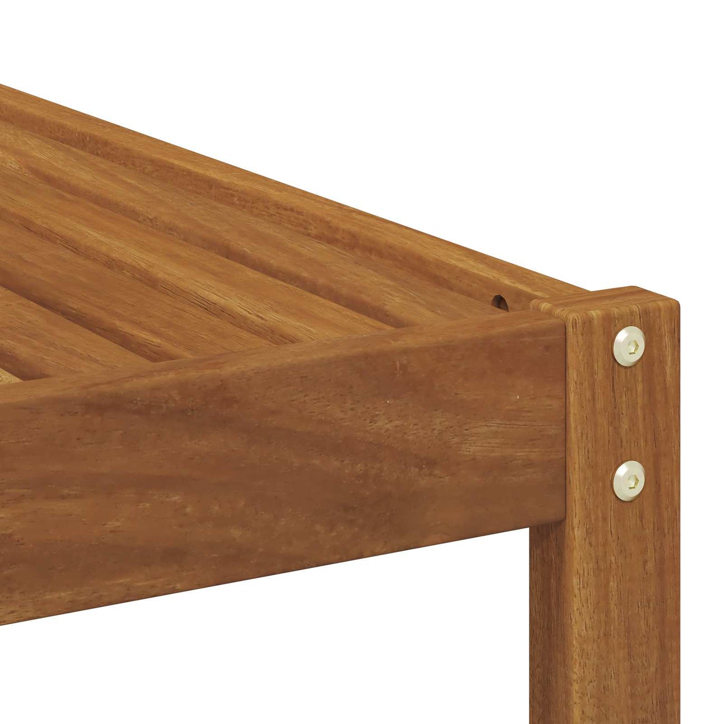 Set di divani da esterno 5 pz Naturale Legno di Acacia Massello