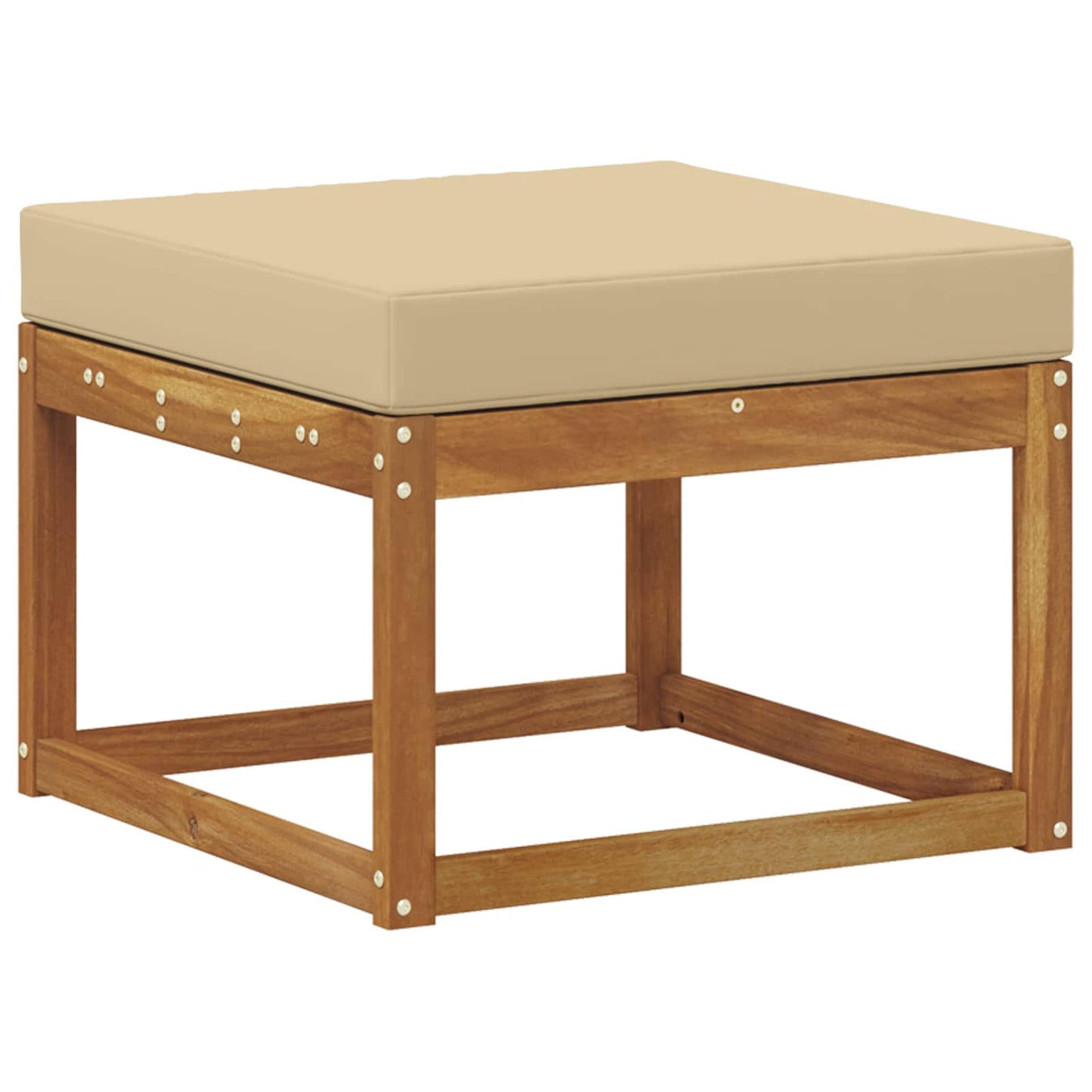 Set di divani da esterno con cuscino 7 pcs Naturale e Beige | homemem39