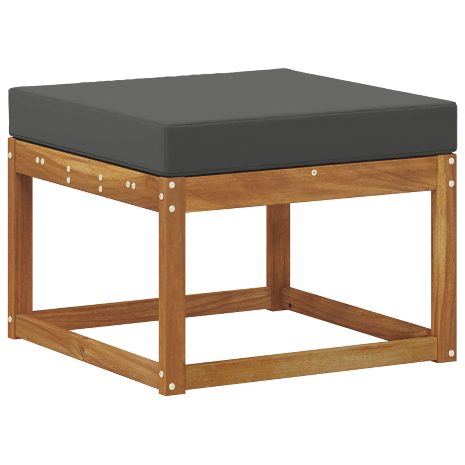 Set di divani da esterno con cuscino 9 pcs Naturale e Antracite | homemem39