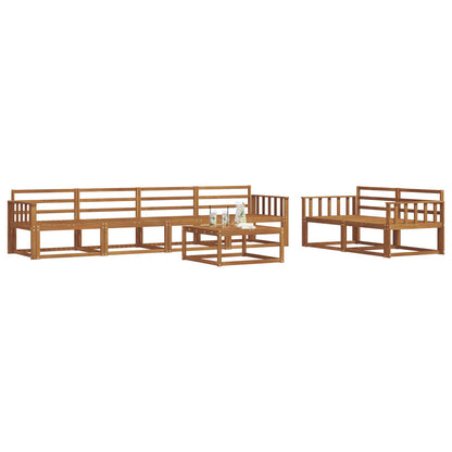 Set di divani da esterno 7 pcs Naturale | homemem39
