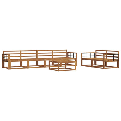 Set di divani da esterno 7 pcs Naturale | homemem39