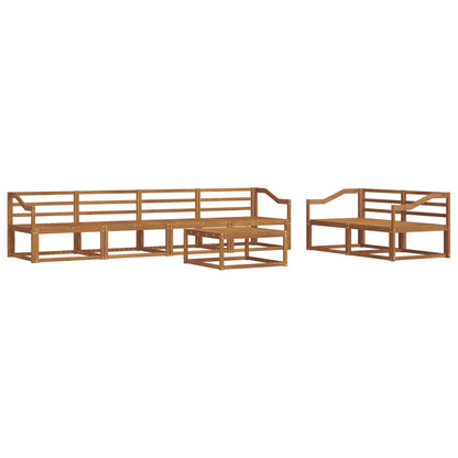 Set di divani da esterno 7 pcs Naturale | homemem39