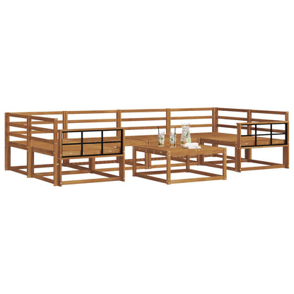 Set di divani da esterno 7 pcs Naturale | homemem39