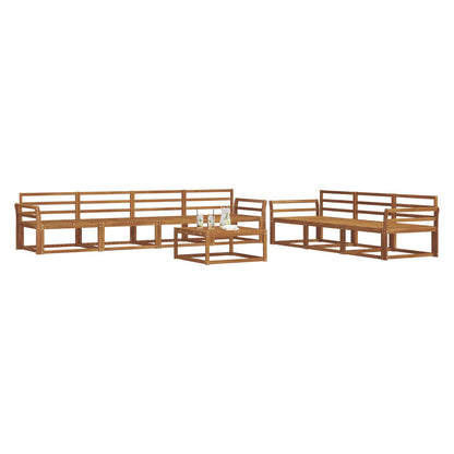 Set di divani da esterno 8 pcs Naturale | homemem39