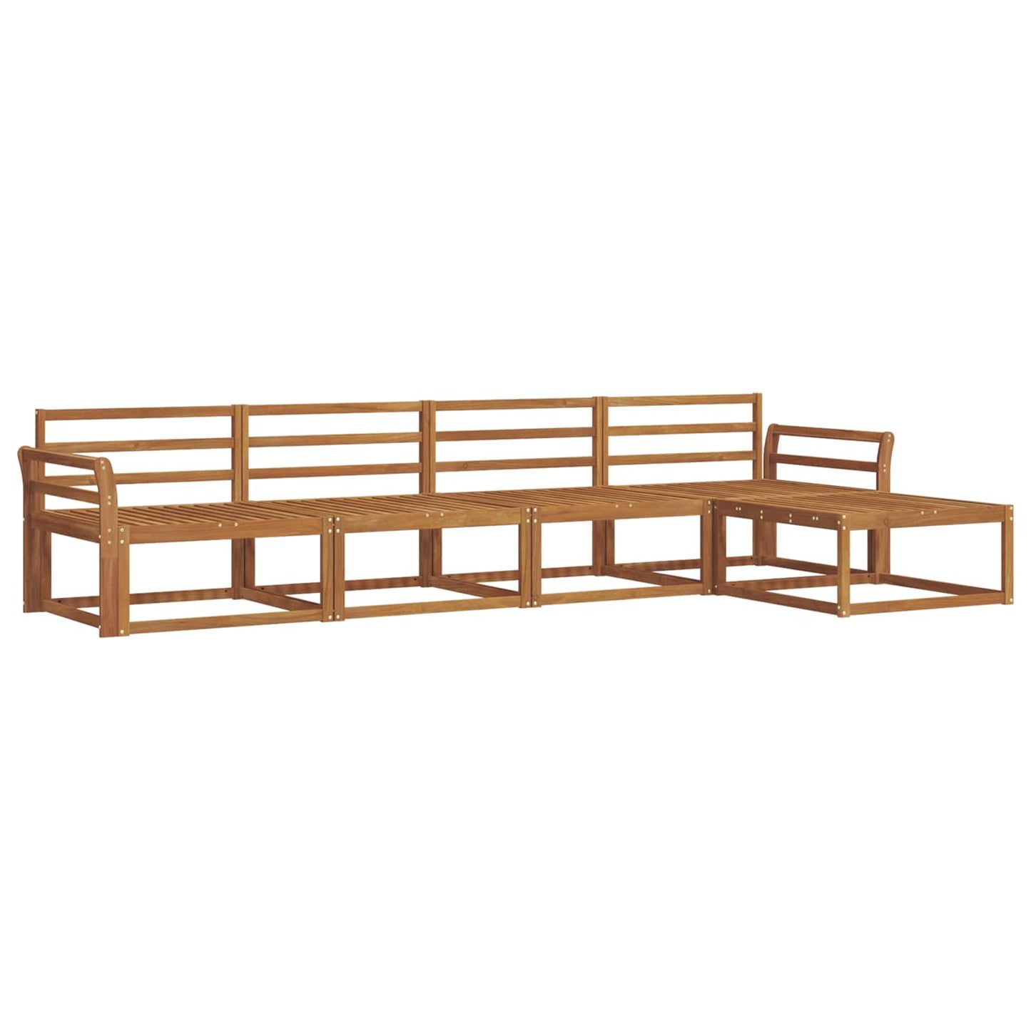 Set di divani da esterno 5 pcs Naturale | homemem39