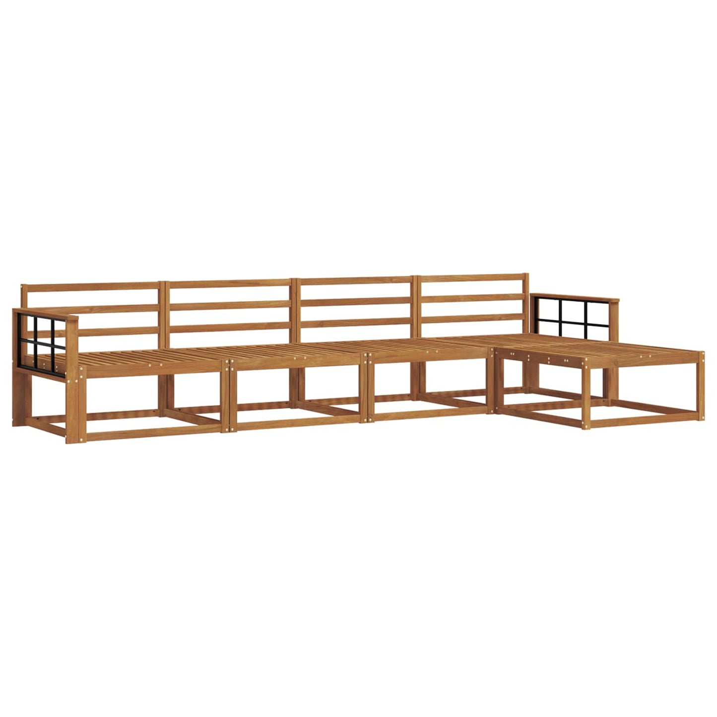 Set di divani da esterno 5 pcs Naturale | homemem39